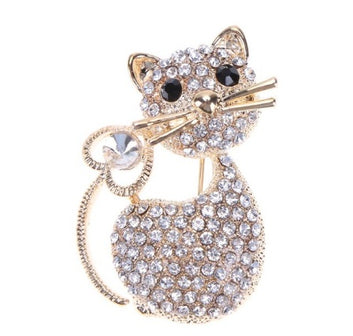 Crystal Bloom Brooch