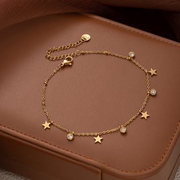 Opal Shine Anklet