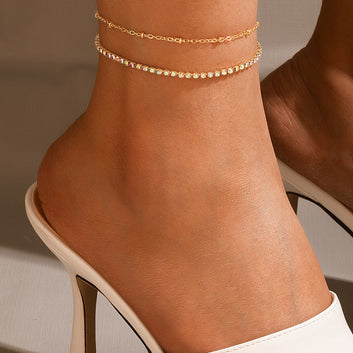 Velvet Anklet Chain