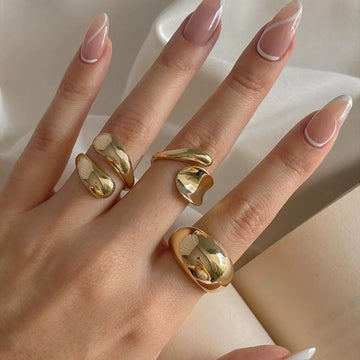 Crystal Charm Ring