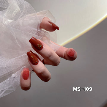Rosy Glow Nails