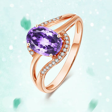 Sleek Halo Ring